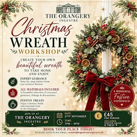 Wreath Making at The Orangery