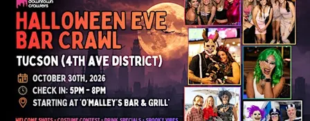 Halloween Eve Bar Crawl 10/30 - TUCSON (4th Ave District)