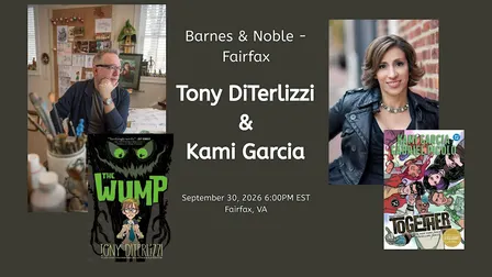 Tony DiTerlizzi discusses & signs THE WUMP at B&N - Fairfax
