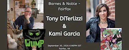 Tony DiTerlizzi discusses & signs THE WUMP at B&N - Fairfax