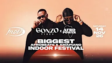 GONZO VIBES x AFRO POWER – GRAND OPENING INDEX SCHÜTTORF