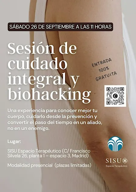 Sesión de cuidado integral y biohacking