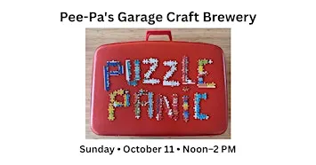 Puzzle Panic at Pee-Pa’s Garage Craft Brewery