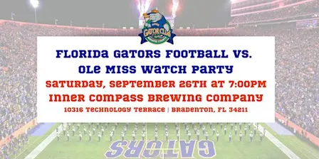 Beat Ole Miss Watch Party - Manatee County Gator Club