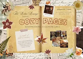 The Lotus Lounge Presents:  Cozy Pages ✨