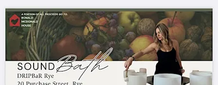 GRATITUDE Sound Bath & Tarot Reading Night at The DRIPBaR Rye