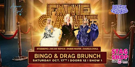 FAME GAME: Bingo & Drag Brunch @ Agave Azul!