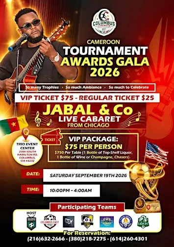 COLUMBUS CAMEROON TOURNAMENT AWARDS GALA