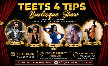 Burlesque Cabaret & Drag Show in Freiburg – 11.10.2026