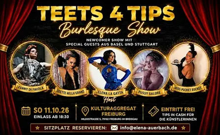 Burlesque Cabaret & Drag Show in Freiburg – 11.10.2026
