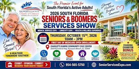Boomers and Seniors Services Show, Medical Services, Longevity, Heath Fair