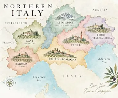 A Taste of Northern Italy An Evening of Wine & Pairings at The Parlor