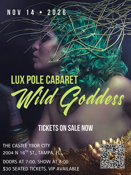 LUX Pole Cabaret | Wild Goddess Pole Show 11/14/26 (Saturday)