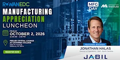 Rowan EDC's Manufacturing Appreciation Luncheon