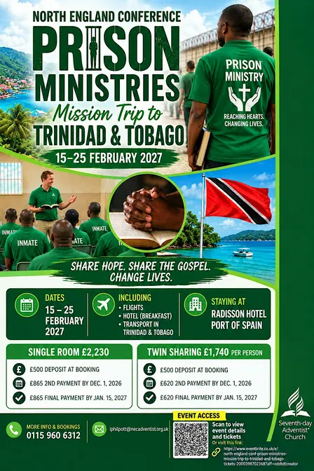 North England Conf. Prison Ministries Mission Trip to Trinidad and Tobago