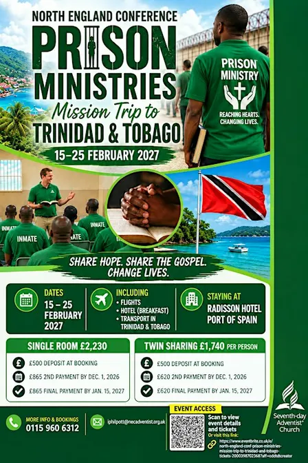 North England Conf. Prison Ministries Mission Trip to Trinidad and Tobago