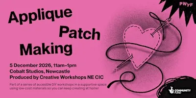 Applique Patch Making with Rachael Eden