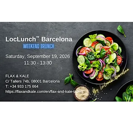 LocLunch Barcelona - Weekend brunch at Flax & Kale