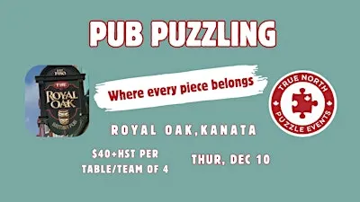 Pub Puzzling, Kanata -  Dec 10, 2026