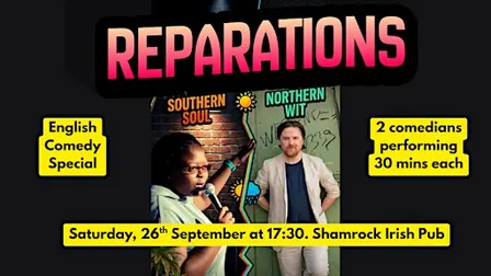 Reparations - an English comedy special in Munich