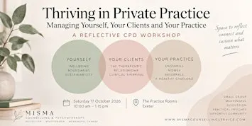 Thriving in Private Practice: Managing Yourself, Clients and Practice