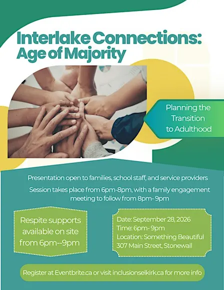 Interlake Connections: Age of Majority; Planning for Adulthood