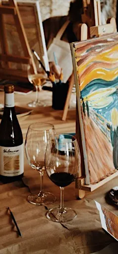 Paint & Sip bei Seventh Studios