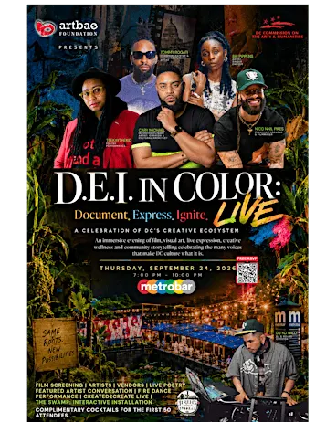 D.E.I. in Color: LIVE | Film + Art + Creative Experience