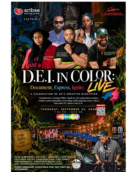 D.E.I. in Color: LIVE | Film + Art + Creative Experience