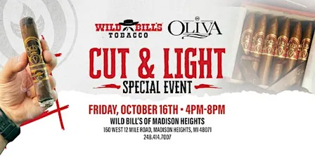 Wild Bill's Cut & Light with Oliva and Nub Cigars