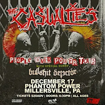 THE CASUALTIES - People Over Power Tour