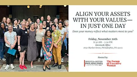 Align Your Assets with Your Values—In Just One Day