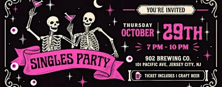 Jersey City Halloween Singles Party  | Singles Mixer at 902 Brewing
