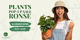 Planten Pop Up Sale Ronse: Grote plantenpop-up bij Bloemen Nova