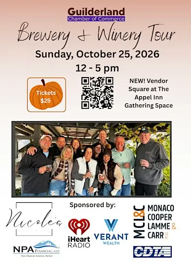Guilderland Chamber 3rd Annual Brewery & Winery Tour