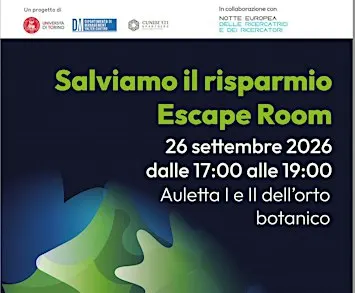 Salviamo il risparmio Escape Room