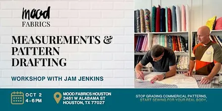 Measurements & Pattern Drafting Course with Jam Jenkins