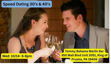 Speed Dating 30's and 40's!