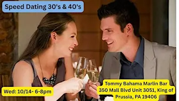 Speed Dating 30's and 40's!