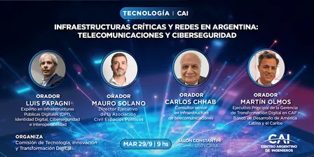 Infraestructuras críticas y redes en Argentina