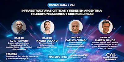 Infraestructuras críticas y redes en Argentina
