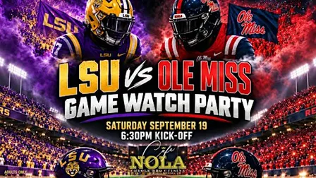 LSU vs OLE MISS GAME WATCH PARTY Saturday Night Live ♍ Virgo Birthday Bash