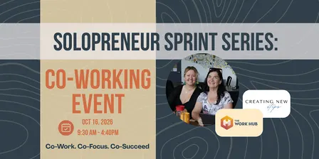 The Solopreneur Sprint: Co-Work, Co-Focus, Co-Succeed