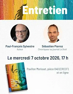 Entretien avec l'auteur Paul-François Sylvestre au CRCCF !
