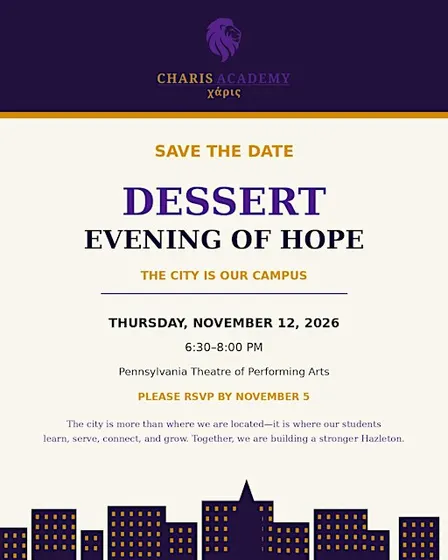 Dessert Evening of Hope