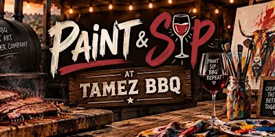 Paint and Sip at Tamez BBQ
