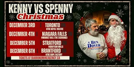 Kenny Vs Spenny Christmas Comedy Show Live In Niagara Falls ON