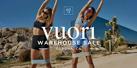 Vuori Warehouse Sale - Corona, CA