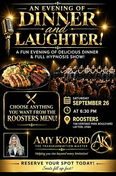 Dinner and Hypnosis Show!