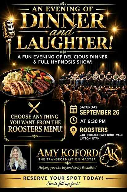 Dinner and Hypnosis Show!